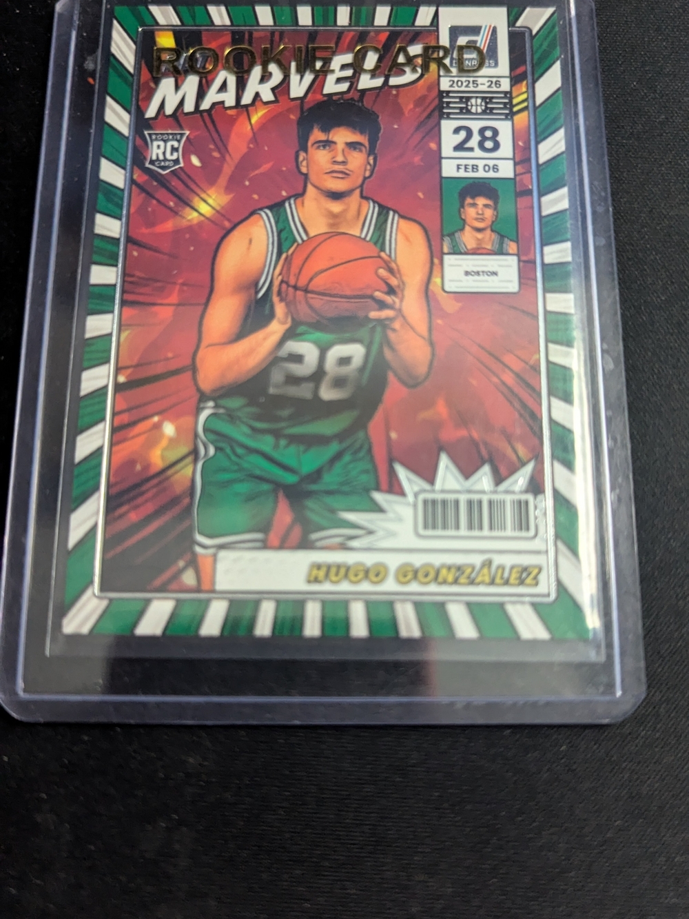 2025 Panini Donruss Net Marvels Hugo Gonzalez Rookie #1